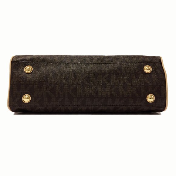 Michael by Michael Kors Monogram Brown Work Tote - Picture 6 of 9